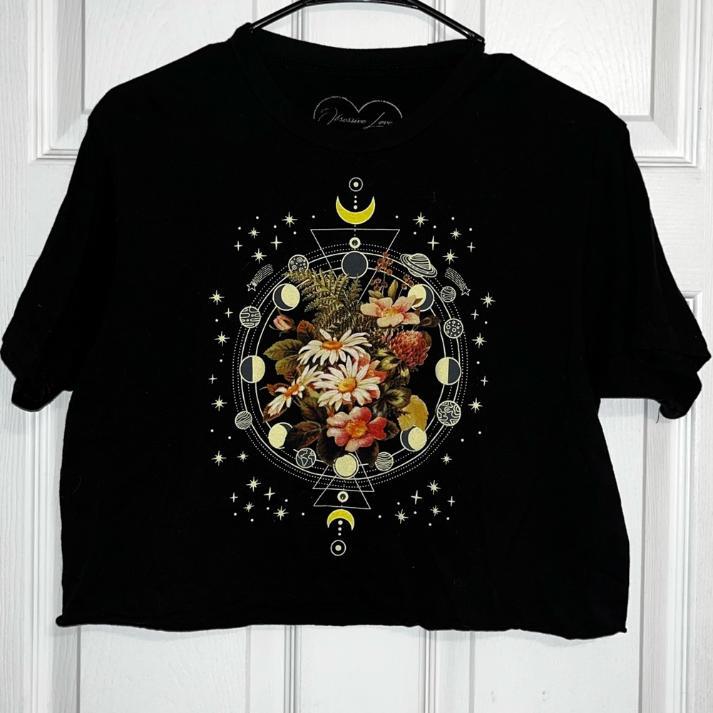 Obsessive Love crop top shirt